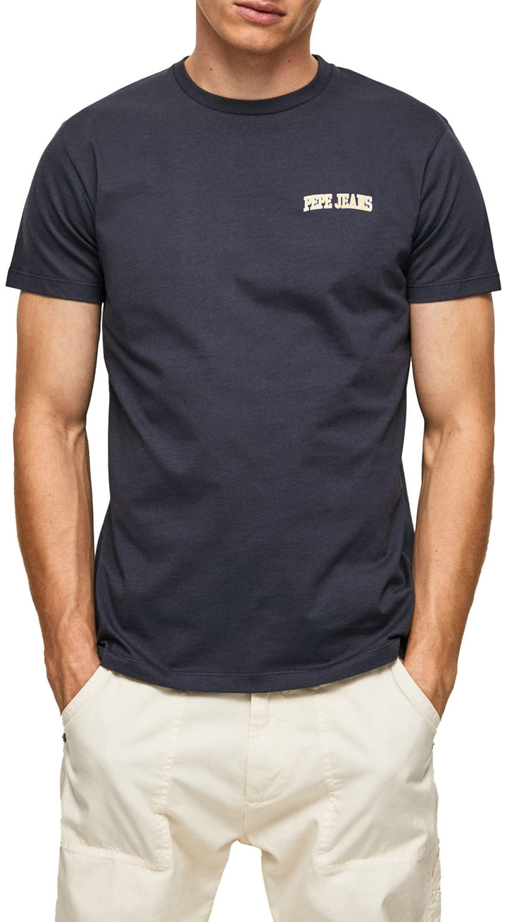 Pepe Jeans Herren Ronson T-Shirt L Blue (Dulwich), L Blue (Dulwich)