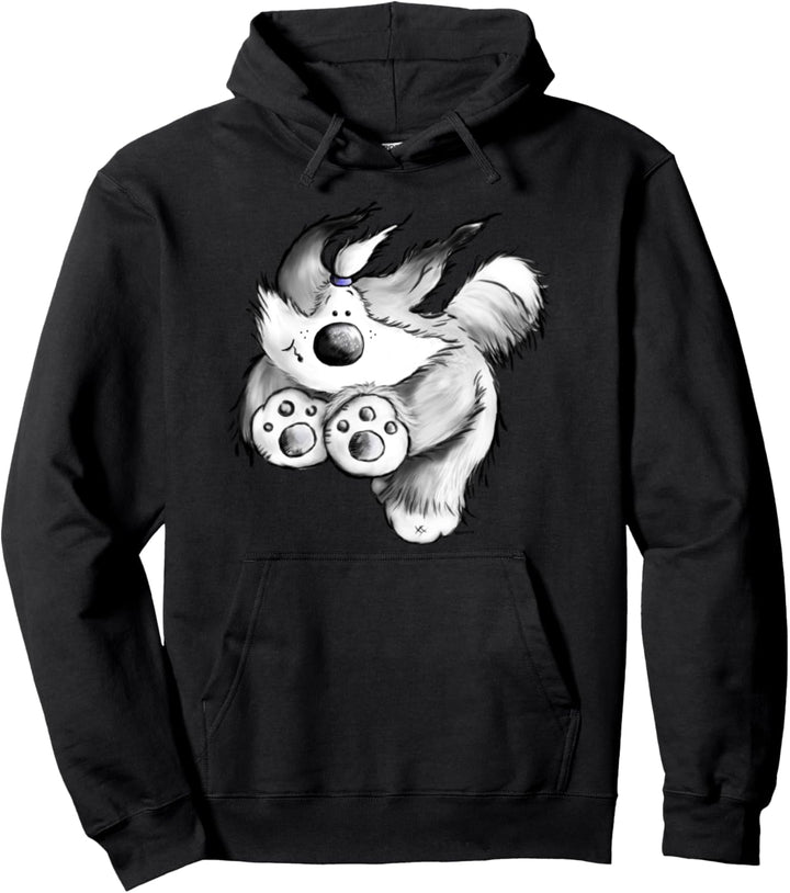 Happy Bearded Collie T Shirt I Beardie T-Shirt Hund Geschenk Pullover Hoodie