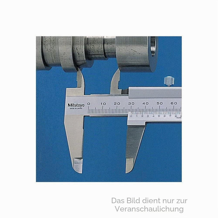Mitutoyo MIT531-128 Messschieber mit Daumengriff, hohe Genauigkeit, Messbereich 0-150 mm