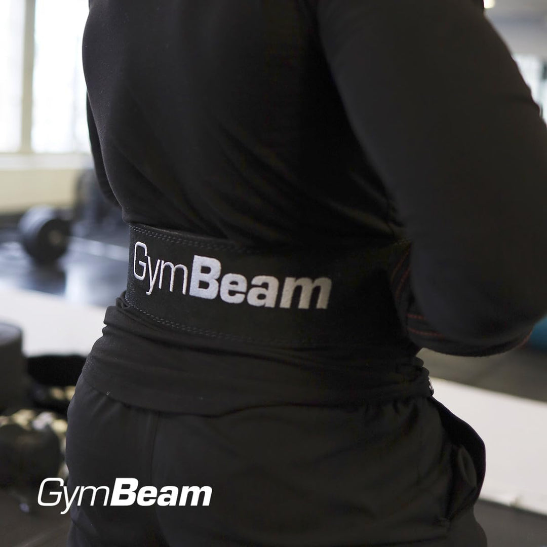 GymBeam Gürtel für Gewichtheber - Weightlifting Lever Belt aus 100% Leder, verstellbare Schnalle, fü