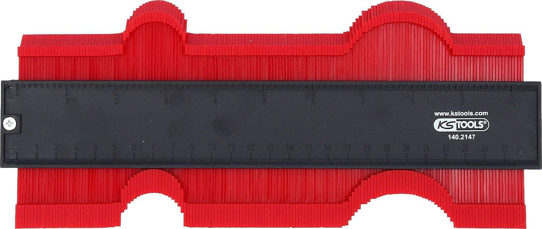 KS Tools 140.2147 Konturen-Lehre, Kunststoff, 250 mm lang
