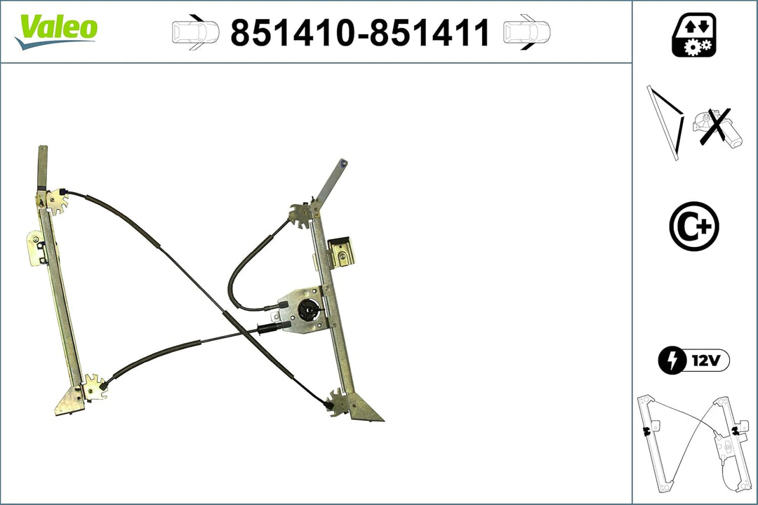 Valeo Fensterheber Vorne Links 851410