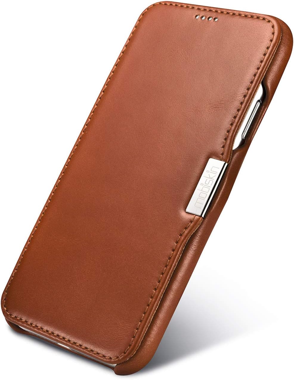 Mobiskin Hülle kompatibel mit Apple iPhone XR (6,1 Zoll), Handyhülle mit echtem Leder, Case, Schutzh