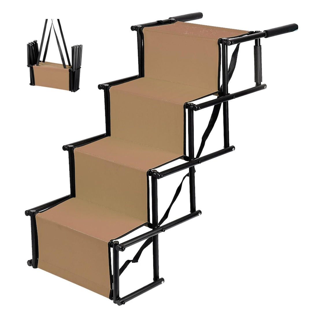 Hundetreppe Auto Klappbar, Hunderampe Auto, Autorampe Hundeleiter Faltbar, Gelenkschonende Hunderamp