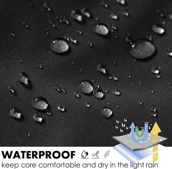 WILLIT Herren Golf Weste Leichtgewicht Softshell Weste Outerwear Ärmellose Jacke für Wandern Laufen