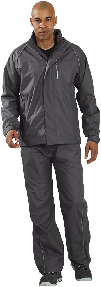 Planam Grösse M Herren Outdoor Regen Monsun Jacke grau Modell 1472
