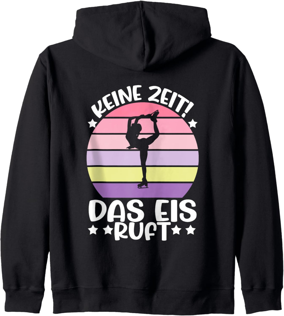 Keine Zeit Das Eis Ruft, Damen Eiskunstlauf Mädchen Kapuzenjacke