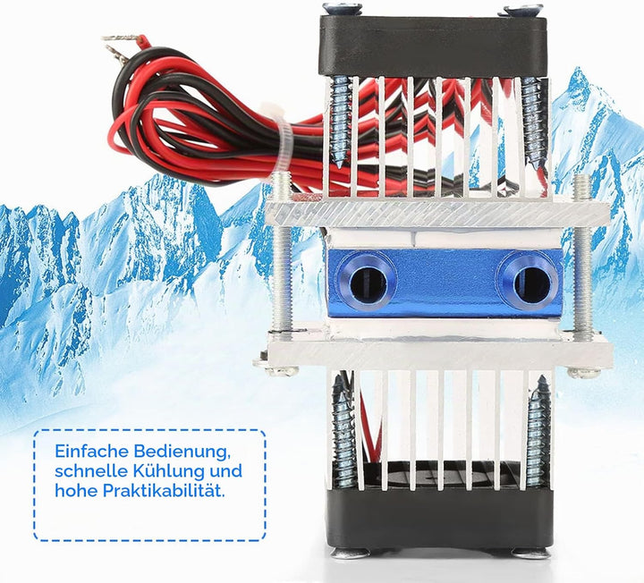DIY Semiconductor Water Cooling Systems Gerät Thermoelektrischer Peltier-Kühler Kühlung(120W), 120w