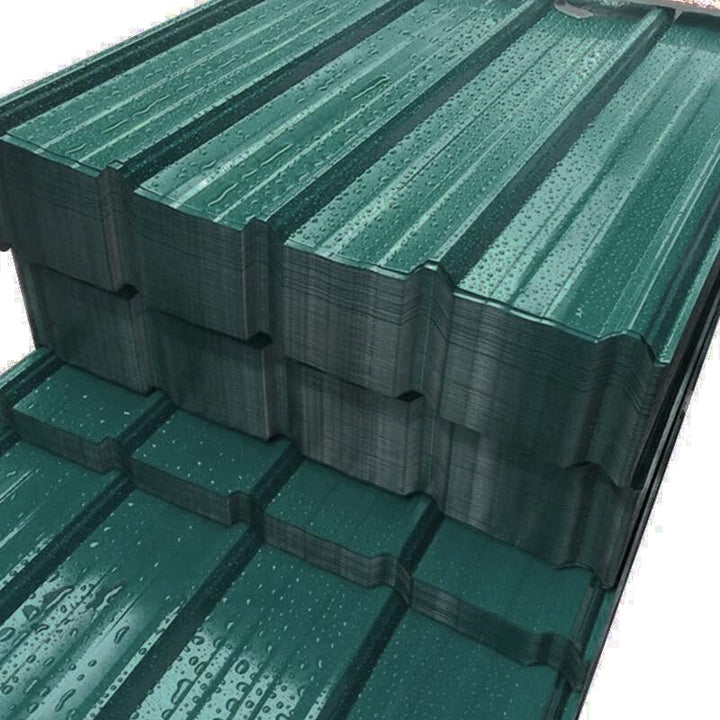 12x Trapezblech 7 m², 110 x 45 cm, Metal Verzinkt Rostresistent Wetterfest Profilblech Dachblech Wel