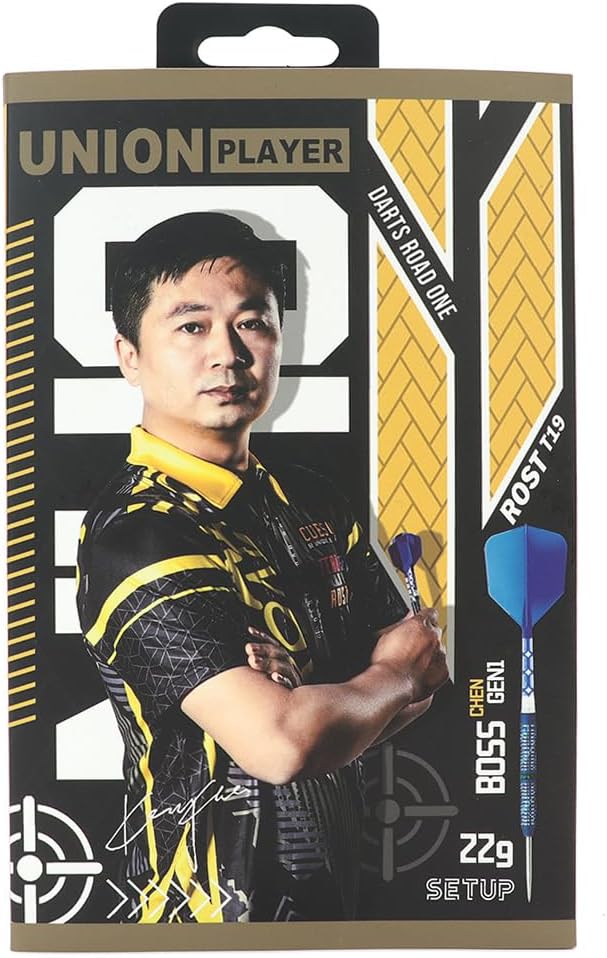 CUESOUL "BOSS CHEN GEN1 22g Dart-Set mit 90% Wolfram-Stahlspitze CSDP-BCYG1-22g, CSDP-BCYG1-22g