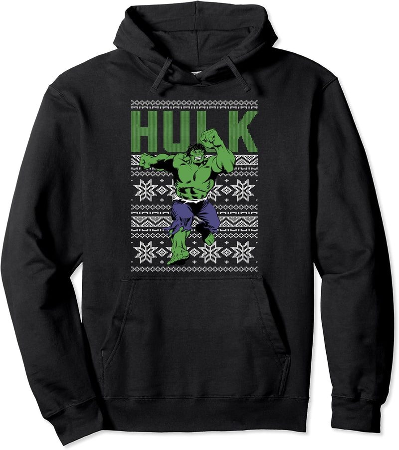 Marvel Hulk Retro Ugly Christmas Pullover Hoodie
