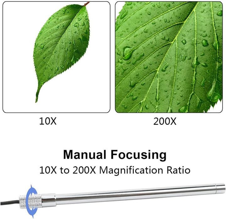 Tragbare Digital-USB-Mikroskop-Inspektions-Vergrösserungsglas IP67 imprägniern Kamera eingebaute 8 L