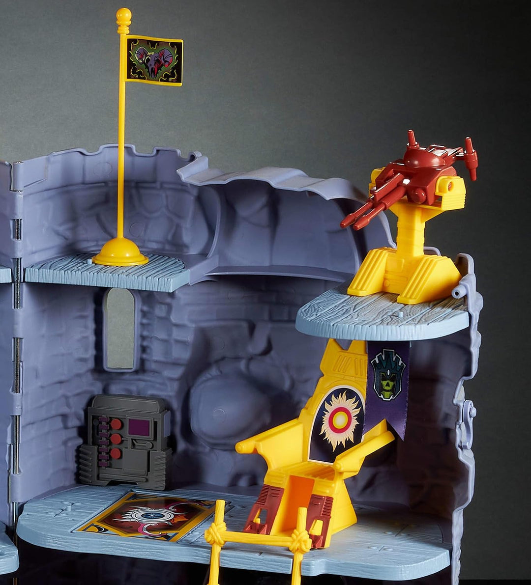 Masters of The Universe Spielset Vintage-Schloss Grayskull mit Spielmatte und Raumfahrerfigur, Burgt