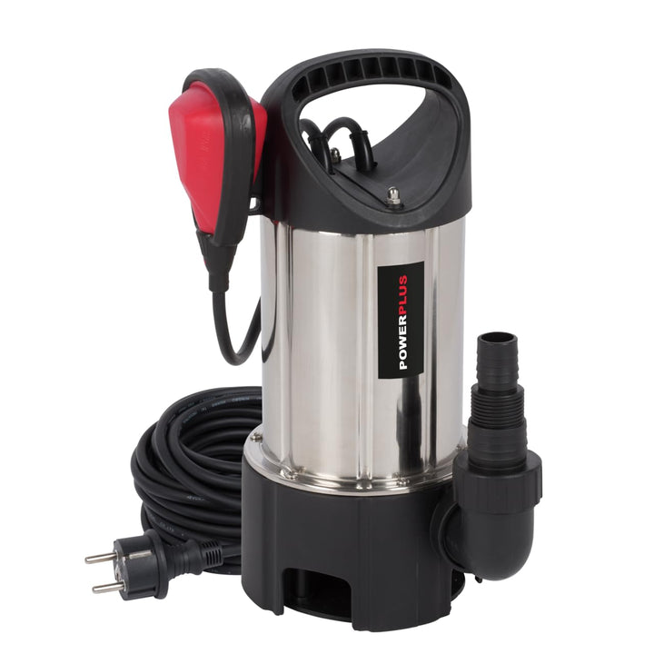 Powerplus Elektrische Wasserpumpe POWEW67912-400 W Tauchmotorpumpe, Maximaltemperatur 35°C und Förde