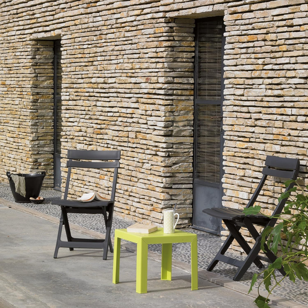 Grosfillex Klappstuhl, Miami, anthrazit, 42 x 9 x 93 cm, 49036002, Anthrazit