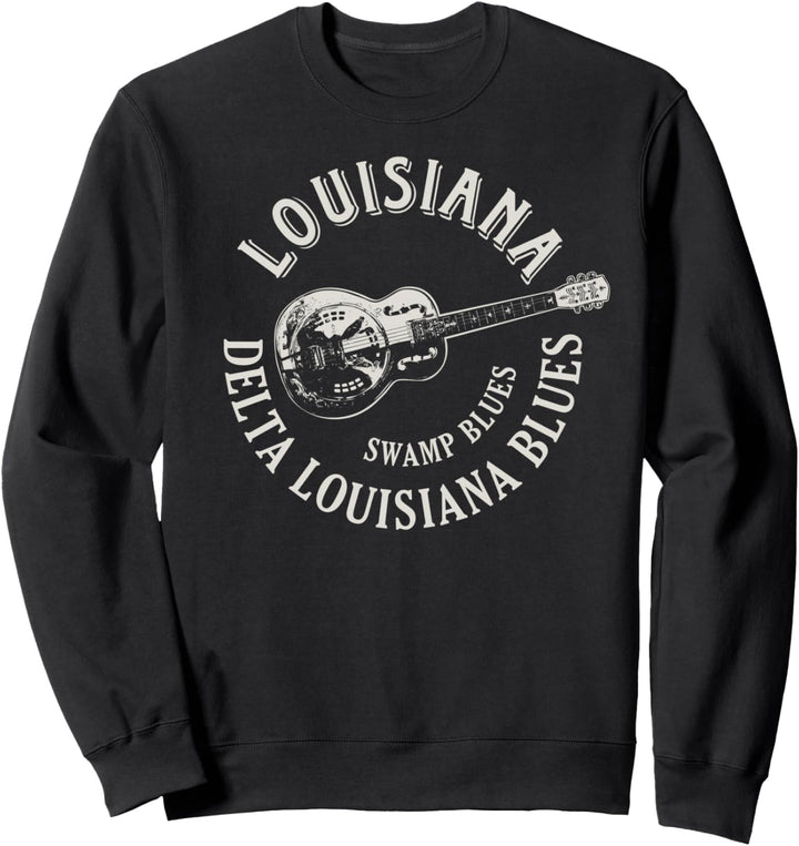 Louisiana Swamp Blues Amerikanische Gitarrenmusik Vintage Sweatshirt