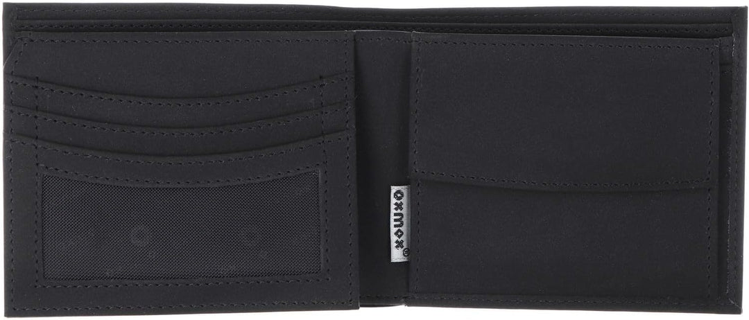 Oxmox New Cryptan Geldbörse 12 cm Footsteps (Schwarz), Footsteps (Schwarz)