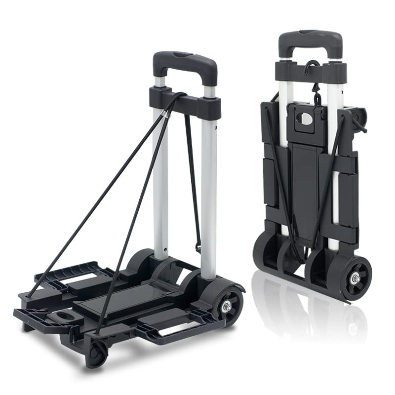 Transportwagen klappbar,Sackkarre Klappbar/Alu-Sackkarre/Trolly Dolly Faltbarer Trolley Handkarre Ge