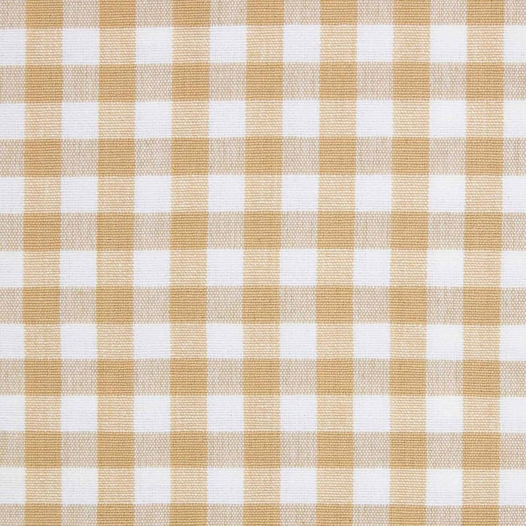 HOMESCAPES handgewobener Vorhang Ösenvorhang Dekoschal Gingham im 2er Set, 137 x 228 cm, 100% Reine