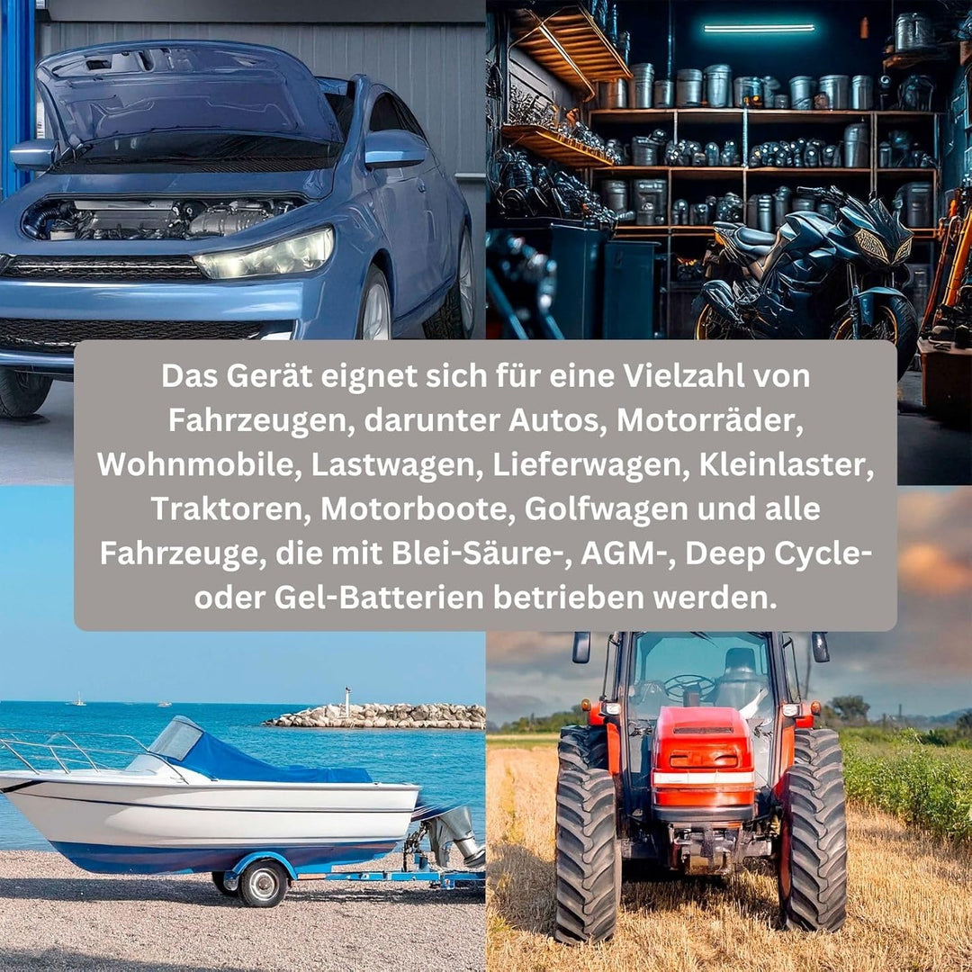 MAUK® Batterieladegerät Kfz Ladegerät Batteriestarter Jump Starter Auto Jumpstarter Auto Batterie St