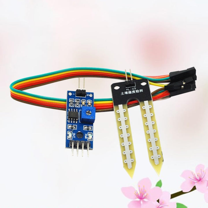 Yardwe 5 Stück Bodenfeuchtesensor Messgerät Modul mit Lm393, 3,3 V bis 5 V