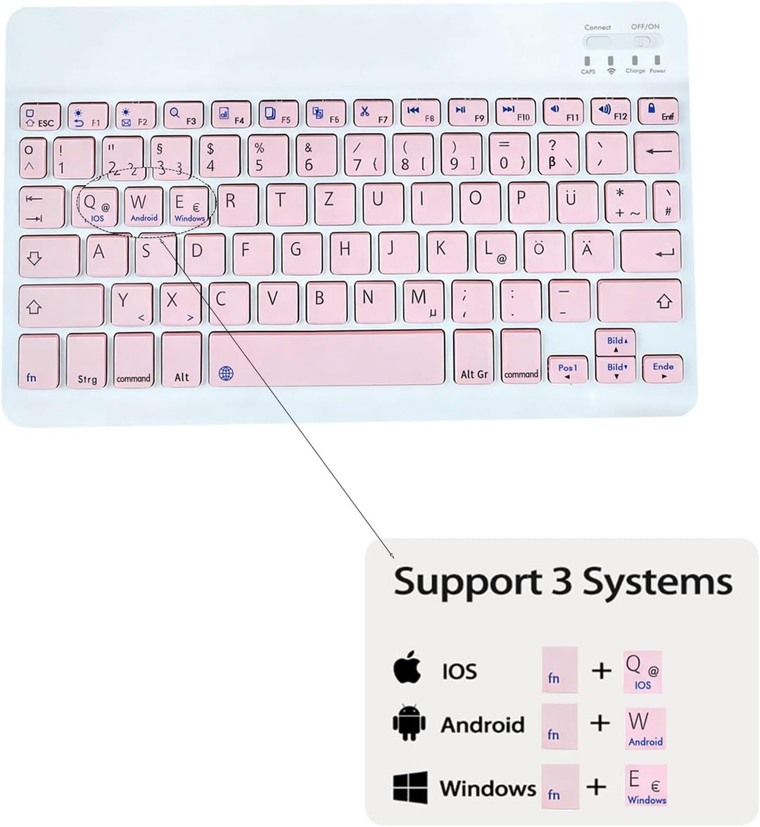 leleyo Tastatur Hülle für Lenovo Tab M11/K11/Idea Tab 11" Hülle mit Tastatur Magnetische Abnehmbare