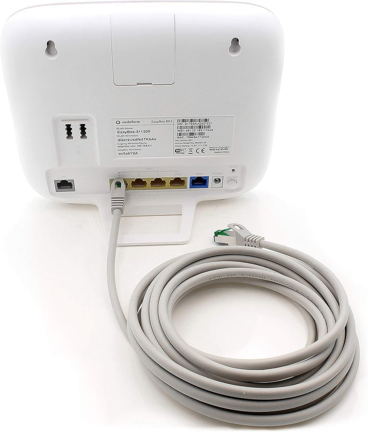 Cat7 Netzwerkkabel 1,5m - Grau - 10 Stück - Cat 7 Ethernetkabel Lankabel Lan 10Gbits Patchkabel Rj45