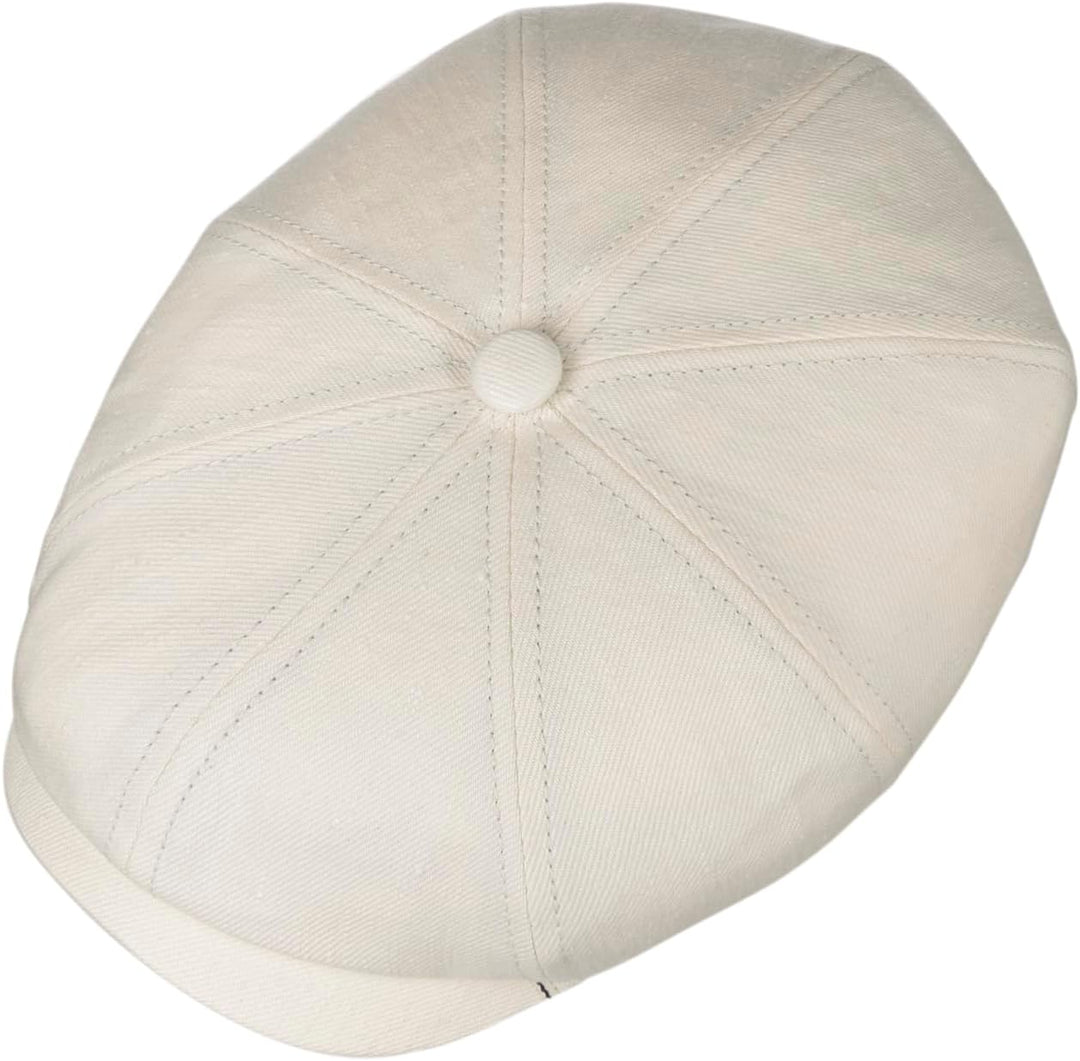Stetson Hatteras Lightweight Flatcap - Einfarbige Mütze - Klassische Ballonmütze - Atmungsaktives Le