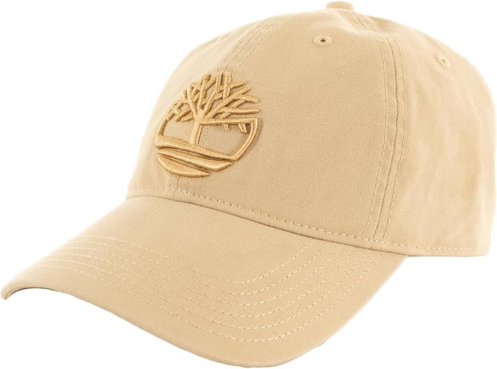 Timberland Herren-Baseballmütze mit Lederaufnäher-Logo Einheitsgrösse Safari, Einheitsgrösse Safari
