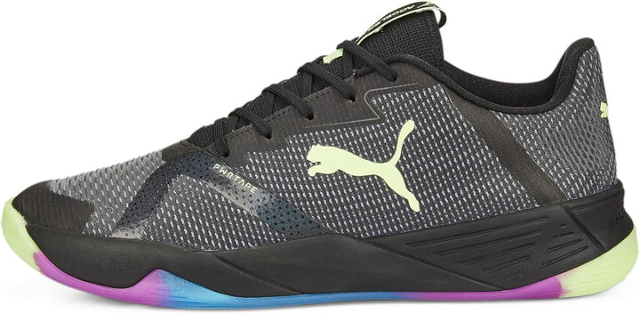 PUMA Unisex Accelerate Turbo Nitro Ii Hallenturnschuh, Puma Black Fizzy Light Ocean Dive Festival Fu