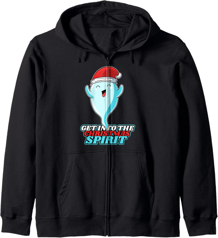 Geist der Weihnacht Santa Clause Nikolaus und Weihnachtsmann Kapuzenjacke