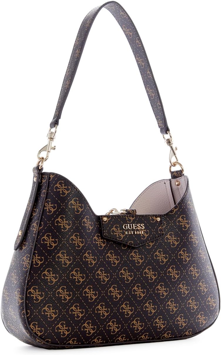 Guess jeans Hwesg8 39002 Frau S Petite Brown Logo, S Petite Brown Logo
