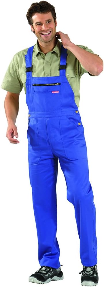 Planam 0630090 MG 290 Latzhose, Kornblau, Grösse 90 Kornblau 90, Kornblau 90