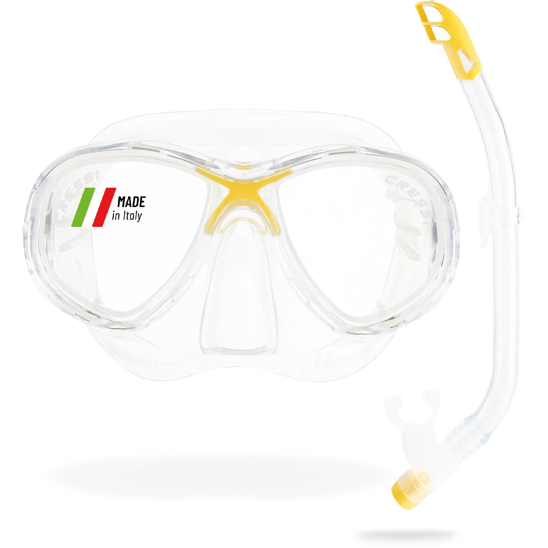 Cressi Marea Jr - Maske oder Maske Marea Jr + Schnorchel Top zum Tauchen und Schnorcheln, Einheitsgr