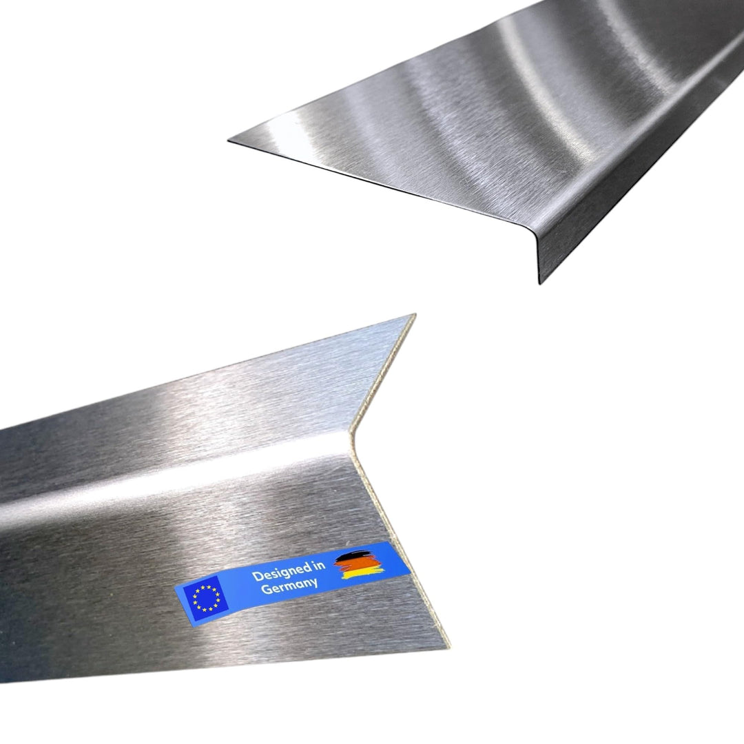 CNS Winkel 2000mm 45x25 mm K240 RIESEN AUSWAHL V2A 1 mm stark Blechwinkel Kantenschutz kreativbauen