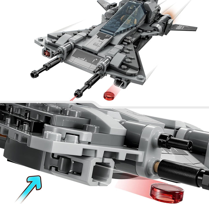 LEGO Star Wars Snubfighter der Piraten Set, The Mandalorian Staffel 3 Spielzeug zum Bauen mit Starfi