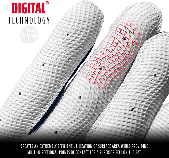 Franklin Sports MLB Digitek Baseball-Schlaghandschuhe