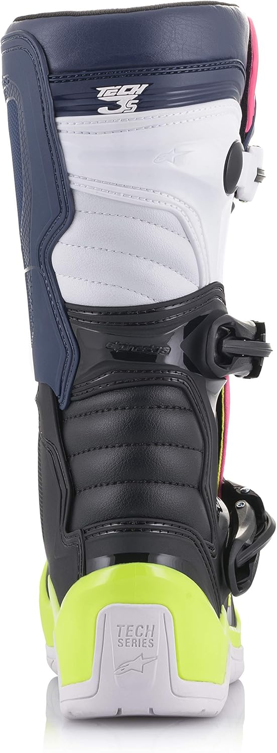Alpinestars Motocross-Stiefel Tech 7 Schwarz/Rot/Grün 52 EU Schwarz, 52 EU Schwarz