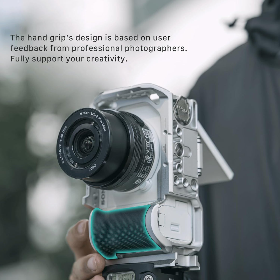 Tilta ZV-E1 Cage, Kompletter Kamerakäfig Kompatibel mit Sony ZV-E1 Pro Kit mit NATO-Schiene, Kühlsys