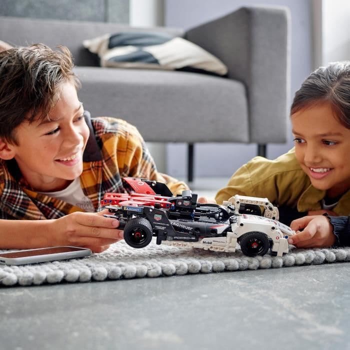 LEGO 42137 Technic Formula E Porsche 99X Electric, Rennauto für Jungen und Mädchen, Modellauto-Bausa