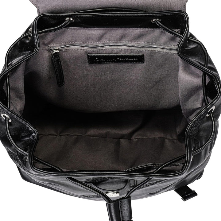 Denim TOM TAILOR - Nova, Damen, Rucksack, M, Schwarz, 32x12,5x35 cm