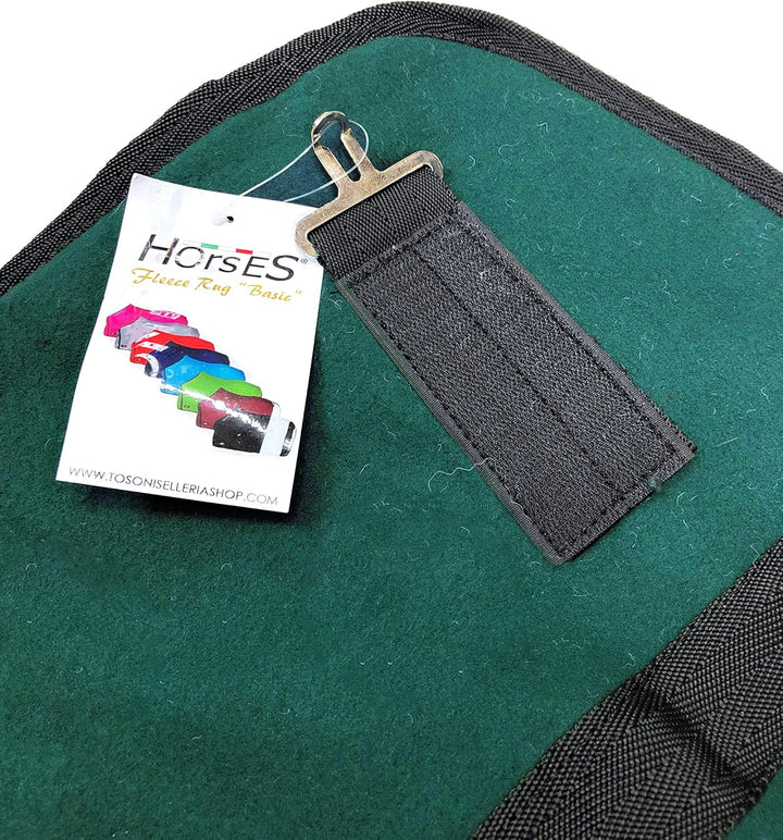 Horses, Fleece Pferdedecke, Basismodell, weich und bequem, ideal für Transport und Feierabend, Gröss