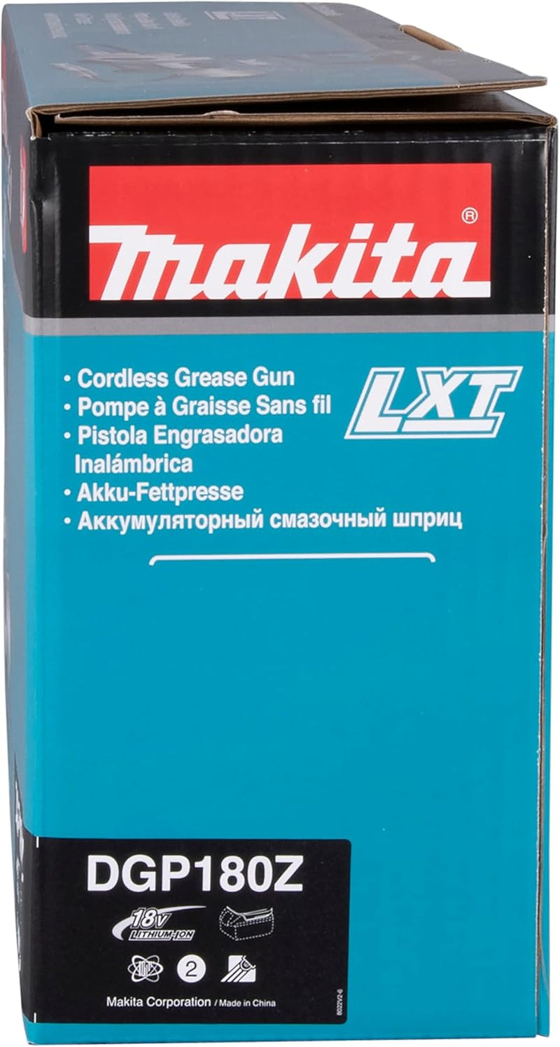 Makita DGP180Z Akku-Fettpresse 18V inkl. Zylinder A (ohne Akku, ohne Ladegerät), Akku-Fettpresse