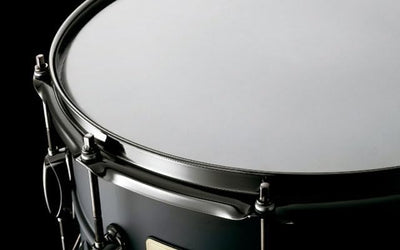 Tama SLP Steel Flat Black Snare - LST148 - 14'' x 8''