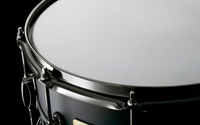 Tama SLP Steel Flat Black Snare - LST148 - 14&