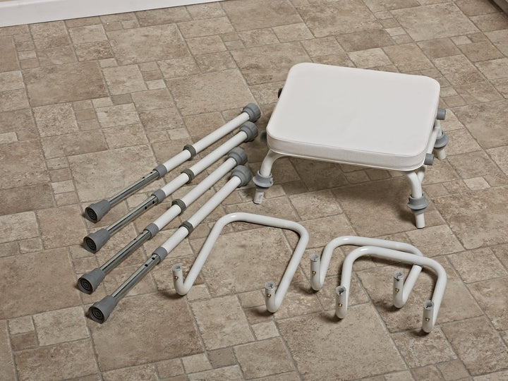 Compact Easy Modularer Duschhocker mit Arm- und Rückenlehnen Vinyl