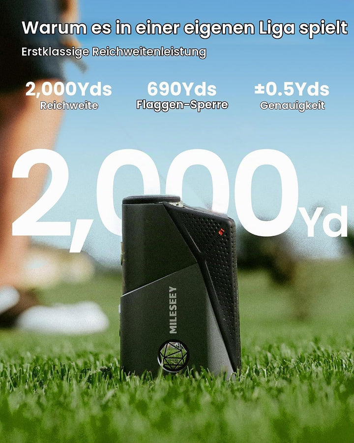 MILESEEY GenePro S1 AI Golf-Entfernungsmesser mit Smart Slope