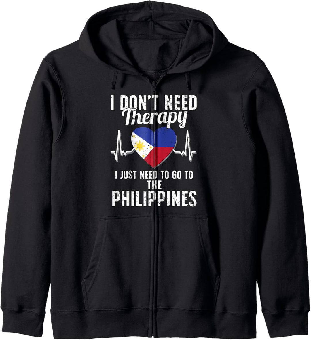 Filipino Flagge I Philippinen Flagge I Urlaub Philippinen Kapuzenjacke