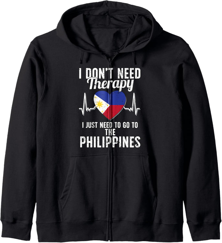 Filipino Flagge I Philippinen Flagge I Urlaub Philippinen Kapuzenjacke