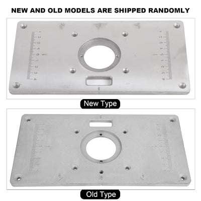 Aluminium Router Tisch Tischplatte DIY Router Tisch Tischplatte mit Ringen Schrauben für die Holzbea